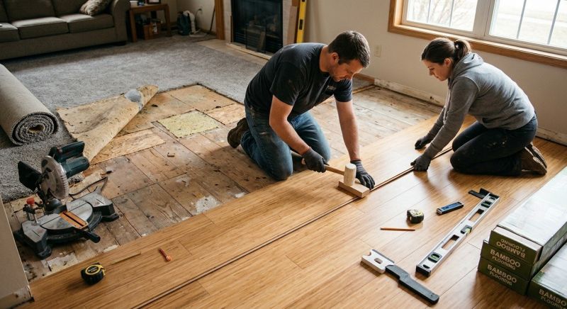 Bamboo Flooring Installation in Frederick, MD