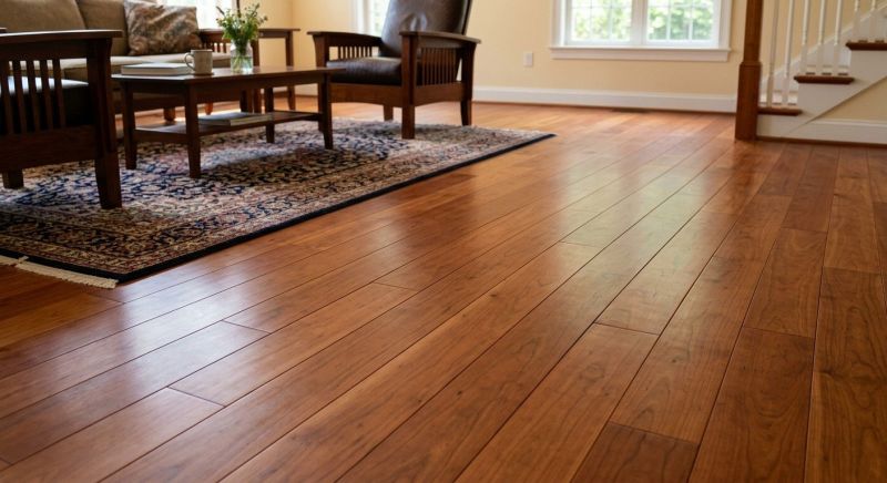 Cherry Floor Installation in Cascade, MD