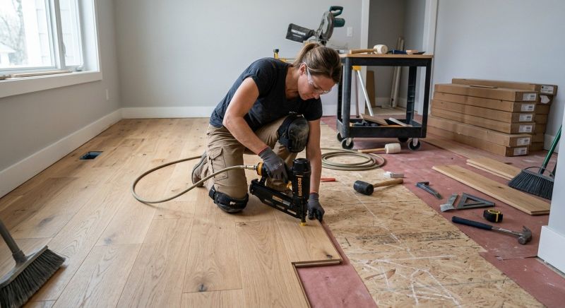 Hardwood Floor Installation in Woodbine, MD