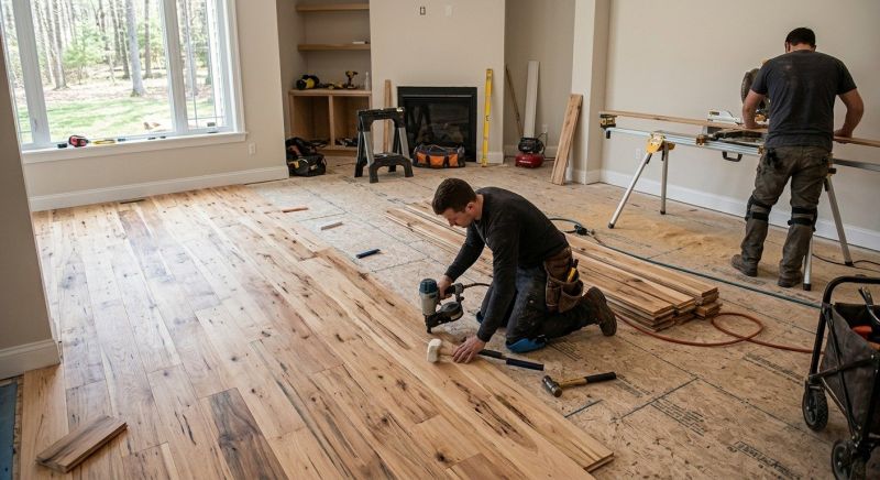 Hickory Floor Installation in Frederick, MD