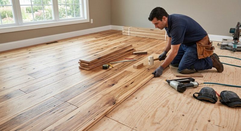 Hickory Floor Installation in Frederick, MD