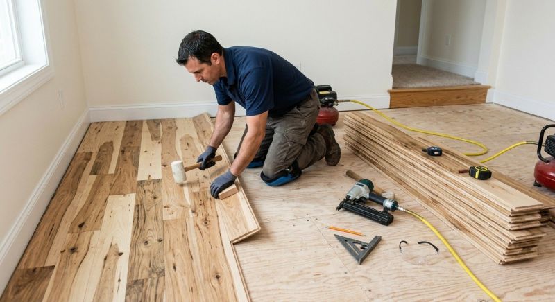 Hickory Floor Installation in Frederick, MD