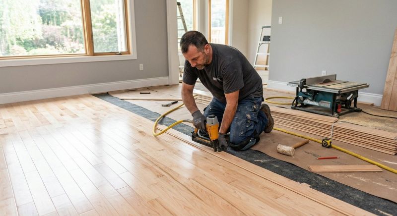 Maple Flooring Installation in Frederick County, MD