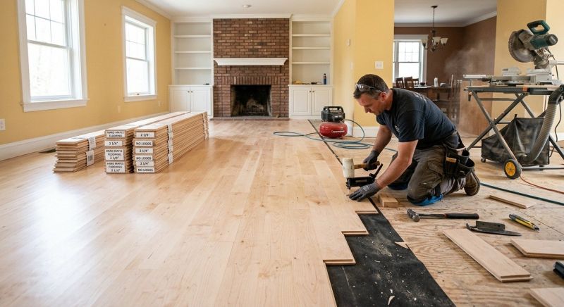 Maple Flooring Installation in Keymar, MD