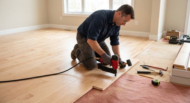 Maple Flooring Installation in Middletown, MD