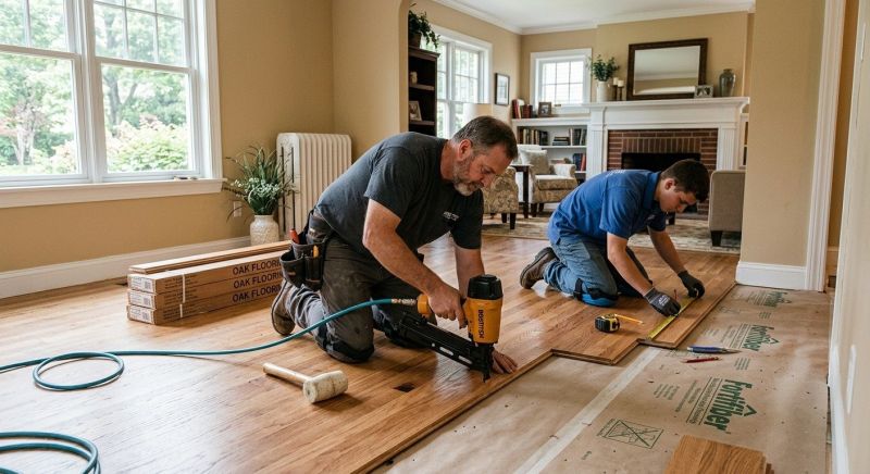 Oak Floor Installation in Boyds, MD