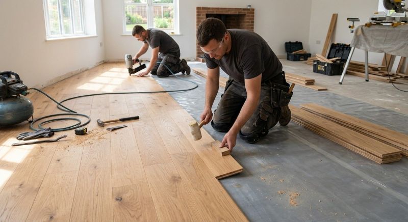 Oak Floor Installation in Carroll County, MD