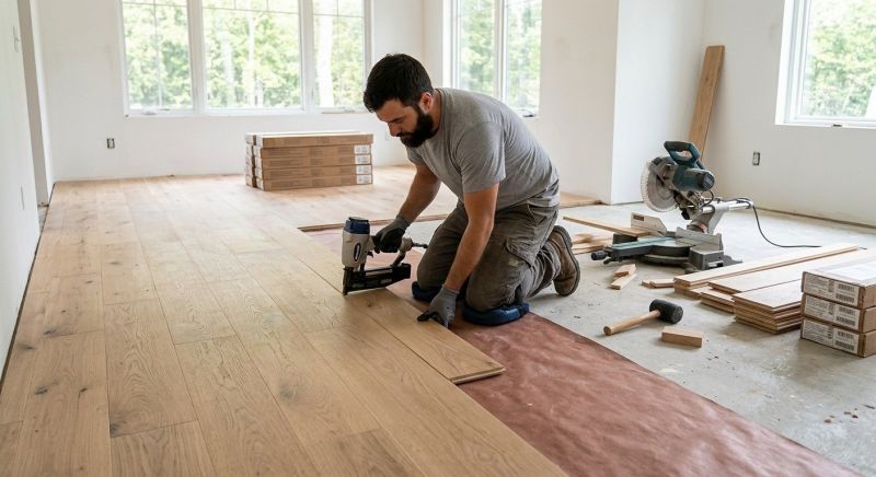 Oak Floor Installation in Cascade, MD