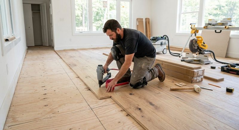 Oak Floor Installation in Cascade, MD