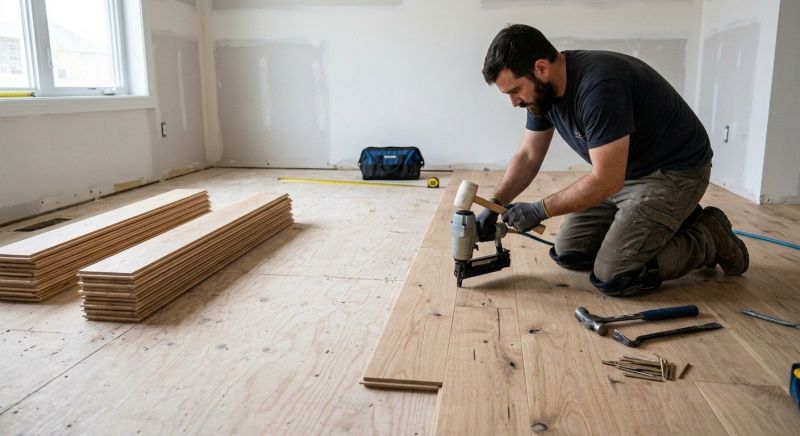 Oak Floor Installation in Damascus, MD