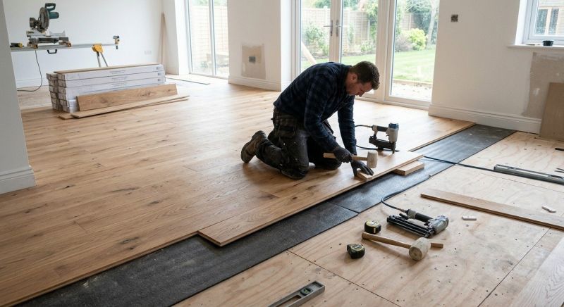 Oak Floor Installation in Gaithersburg, MD