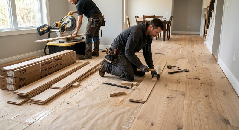 Oak Floor Installation in Keedysville, MD
