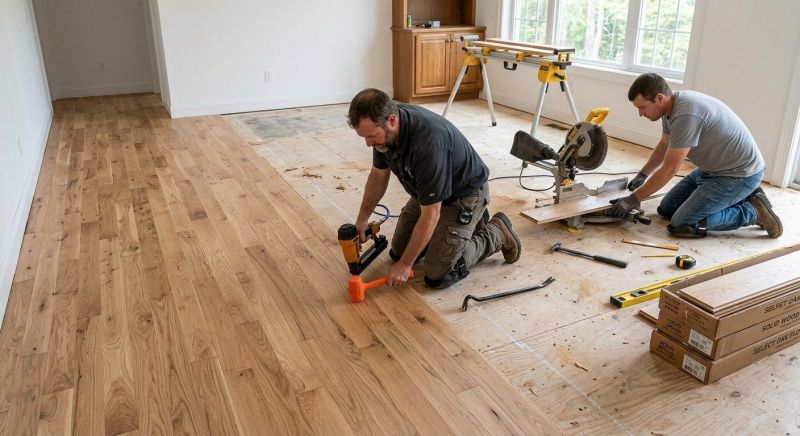 Oak Floor Installation in Lovettsville, VA
