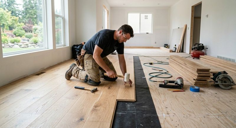 Oak Floor Installation in Middletown, MD