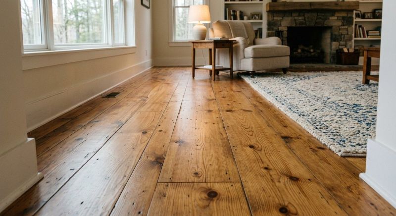 Pine Floor Installation in Frederick, MD