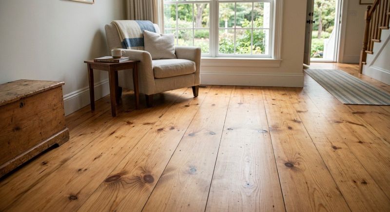 Pine Floor Installation in Frederick, MD