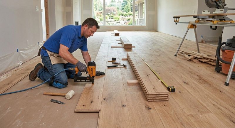 Plank Floor Installation in Frederick, MD