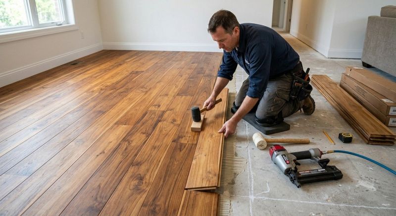 Teak Flooring Installation in Frederick, MD