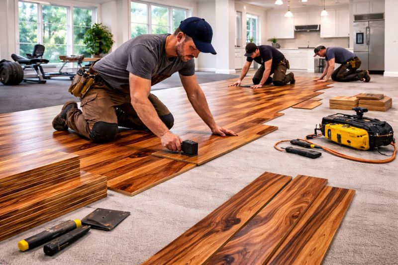 Teak Flooring Installation in Frederick, MD