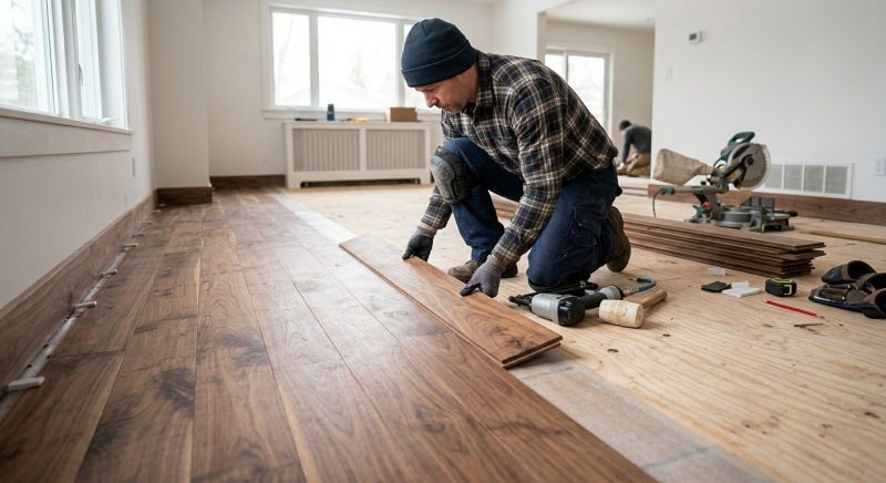 Walnut Flooring Installation in Frederick, MD